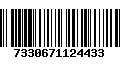 Código de Barras 7330671124433