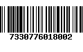 Código de Barras 7330776018002