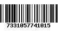 Código de Barras 7331057741015