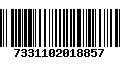 Código de Barras 7331102018857