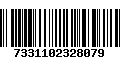 Código de Barras 7331102328079