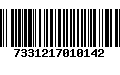 Código de Barras 7331217010142