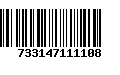 Código de Barras 733147111108