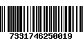 Código de Barras 7331746250019