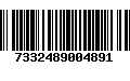 Código de Barras 7332489004891