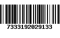 Código de Barras 7333192029133