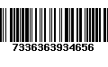 Código de Barras 7336363934656