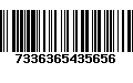 Código de Barras 7336365435656