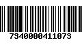 Código de Barras 7340000411073