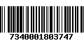 Código de Barras 7340001803747