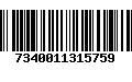 Código de Barras 7340011315759