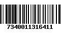 Código de Barras 7340011316411