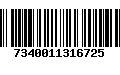 Código de Barras 7340011316725