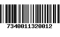 Código de Barras 7340011320012