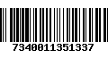 Código de Barras 7340011351337