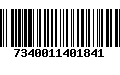 Código de Barras 7340011401841