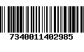 Código de Barras 7340011402985