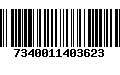 Código de Barras 7340011403623