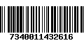 Código de Barras 7340011432616