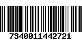 Código de Barras 7340011442721