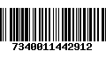 Código de Barras 7340011442912