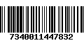 Código de Barras 7340011447832