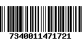 Código de Barras 7340011471721