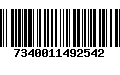 Código de Barras 7340011492542