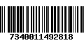 Código de Barras 7340011492818