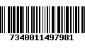 Código de Barras 7340011497981