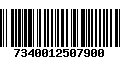 Código de Barras 7340012507900