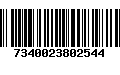 Código de Barras 7340023802544