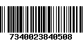 Código de Barras 7340023840508