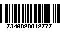 Código de Barras 7340028812777