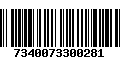 Código de Barras 7340073300281