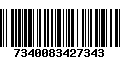 Código de Barras 7340083427343