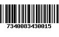 Código de Barras 7340083430015