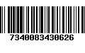 Código de Barras 7340083430626