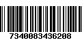 Código de Barras 7340083436208