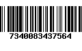 Código de Barras 7340083437564