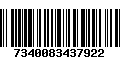 Código de Barras 7340083437922