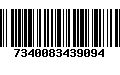 Código de Barras 7340083439094