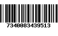 Código de Barras 7340083439513