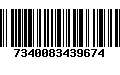 Código de Barras 7340083439674