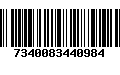 Código de Barras 7340083440984