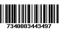 Código de Barras 7340083443497