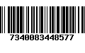 Código de Barras 7340083448577