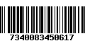 Código de Barras 7340083450617