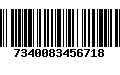 Código de Barras 7340083456718