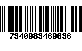 Código de Barras 7340083460036